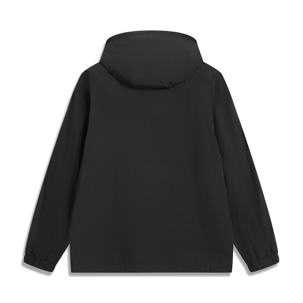 Li Ning Серия спортивного образа жизни Флис Удобный Теплый Простой Толстовка на молнии Повседневная Ветровка Унисекс верхняя одежда AFDVG11-6