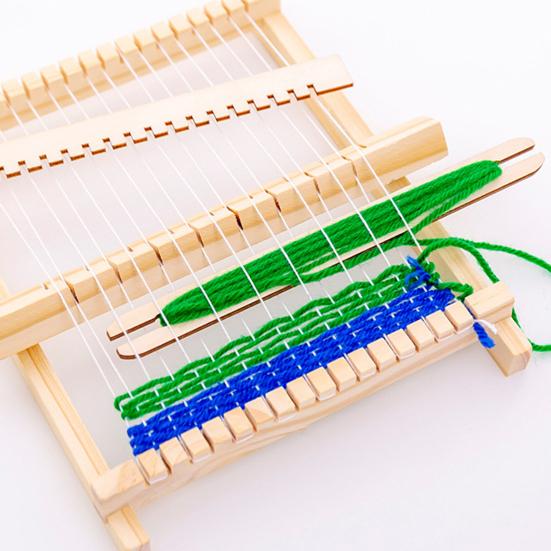 1 Набор ткацкий станок Мульти-ремесло Легко использовать Легкий DIY Ручное вязание Ткацкий станок для начинающих