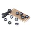 10 In 1 Smartphone Lens Kit 15X Macro Lens 0.63X Wide Angle Lens 198-Degree Fisheye Lens X2
