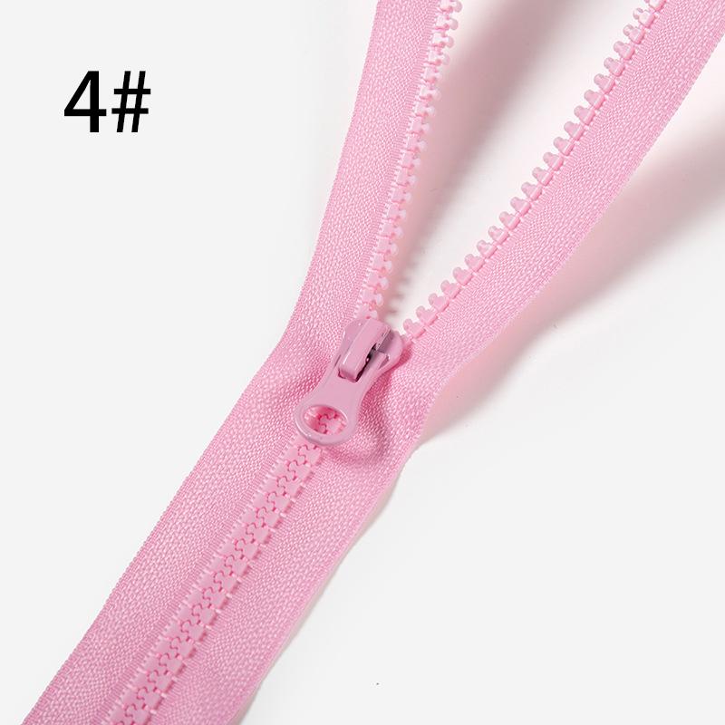 5# Спиральные молнии из смолы Портной Цветная молния с открытым концом DIY Ручная работа Пуховик Пальто Одежда Швейные аксессуары