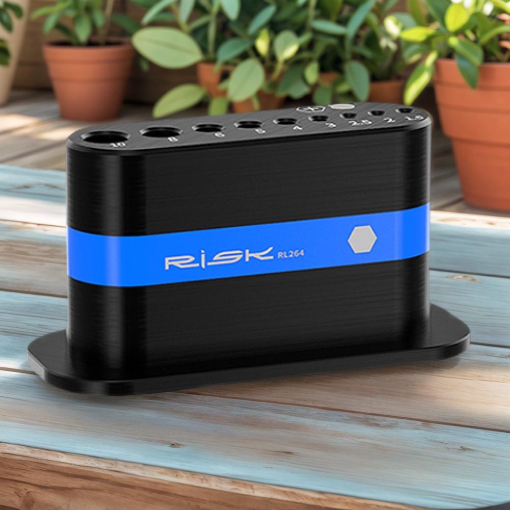 L Shaped Wrench Tool Storage Box with Magnetizing Demagnetizing Hex Torx Wrench Storage Holder for Wrenchs 950 967 Series