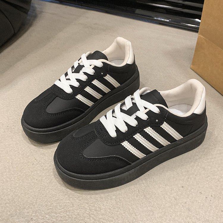 Niche German кроссовки женские весна 2025 новые кожаные белые туфли мягкая подошва женская обувь повседневные спортивные кроссовки плоская подошва