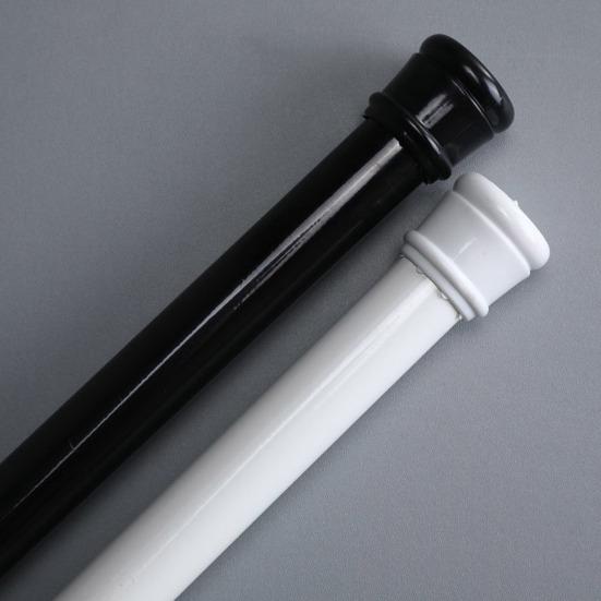 Карниз для штор с противоскользящим портом, текстурированный дизайн, простая установка, пружинный стержень для штор, душевых дверей