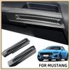 Для Ford Mustang 2016-2026 Автомобильные накладки-декоративные наклейки на подлокотник двери салона под имитацию карбона Автоаксессуары