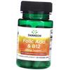 Folate and Vitamin B12, Folic Acid and B12, 30vegcaps (36280152)