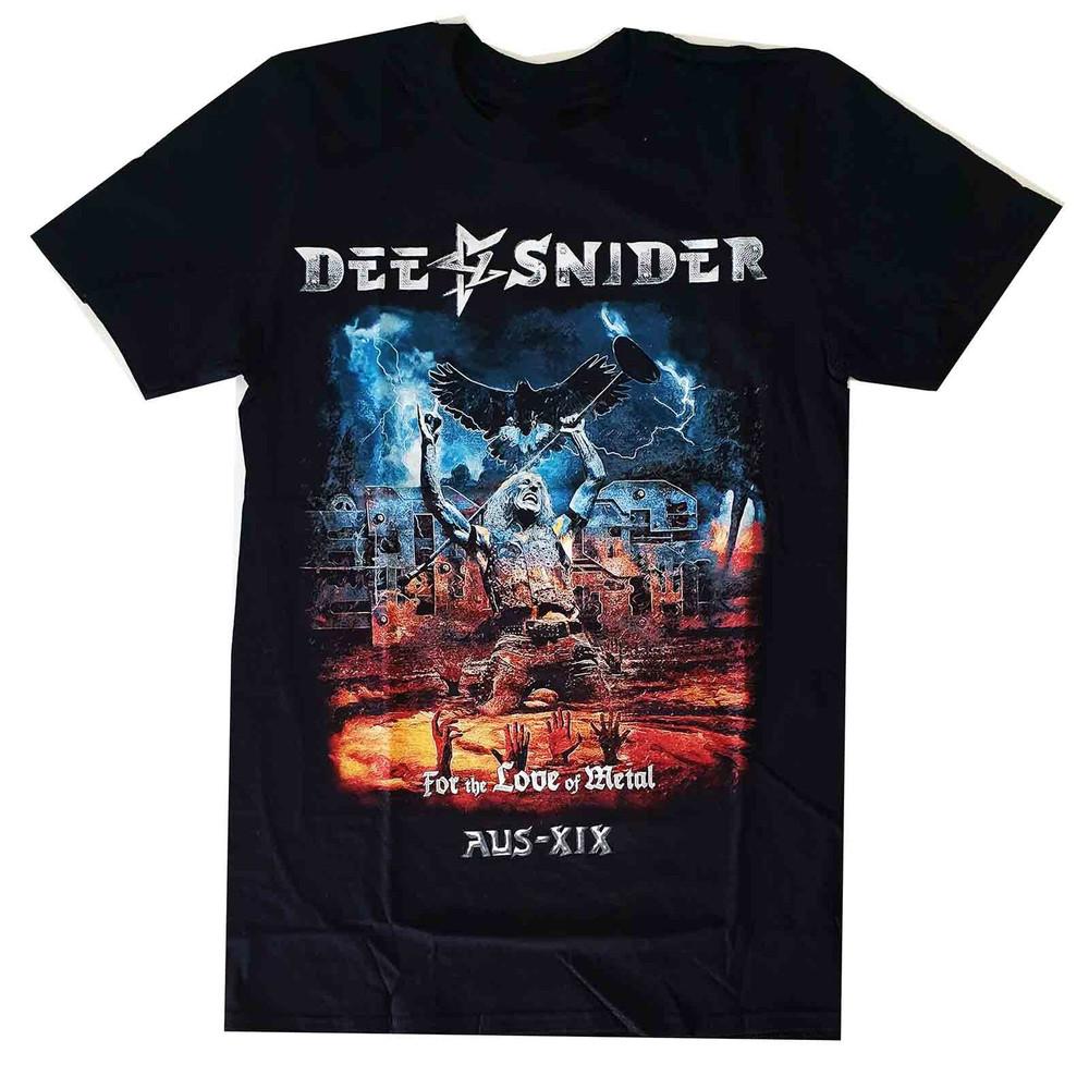 NEW Dee Snider For The Love Of Metal Black All Size Unisex T-Shirt AC2711