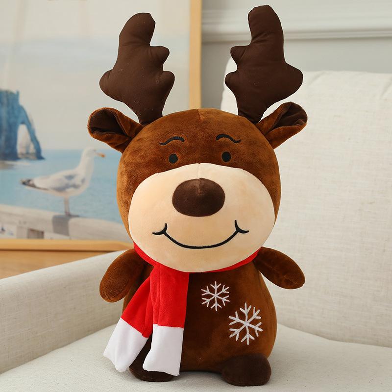 Cute Santa Claus Doll Plush Toy Doll Cloth Doll Christmas Reindeer Christmas Gift Decoration Ornament