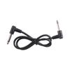 6Pcs Guitar Patch Cables 7 Inch Guitar Pedal Cable 6.35mm Interface Right Angle Type Connectors