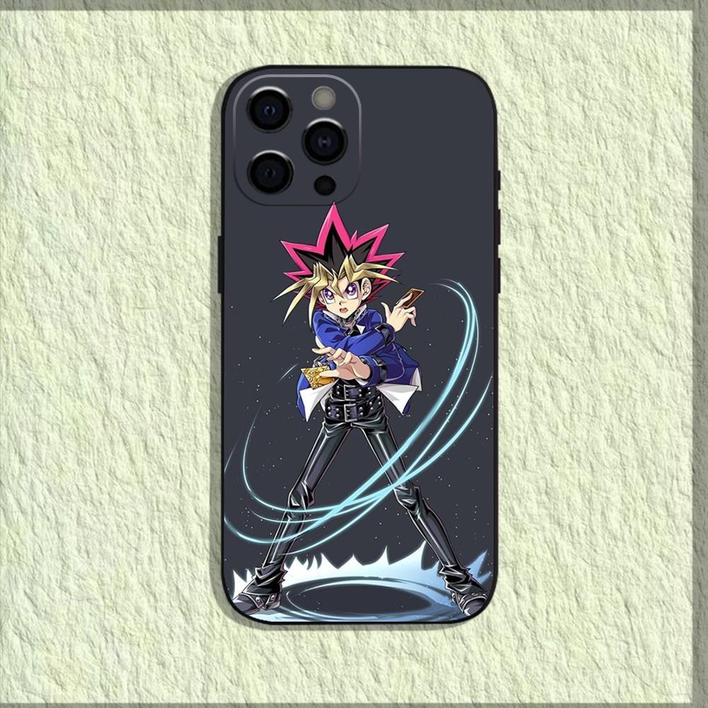 Anime Y-Yu-Gi-Oh Phone Case For iPhone 16,15,14,13,12,11,Pro,X,XS,Max,XR,Plus,Mini Soft Black Cover