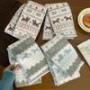 Шарф-бафф Luochi Fair Isle с рисунком "Кошка и собака" - Теплый осенне-зимний