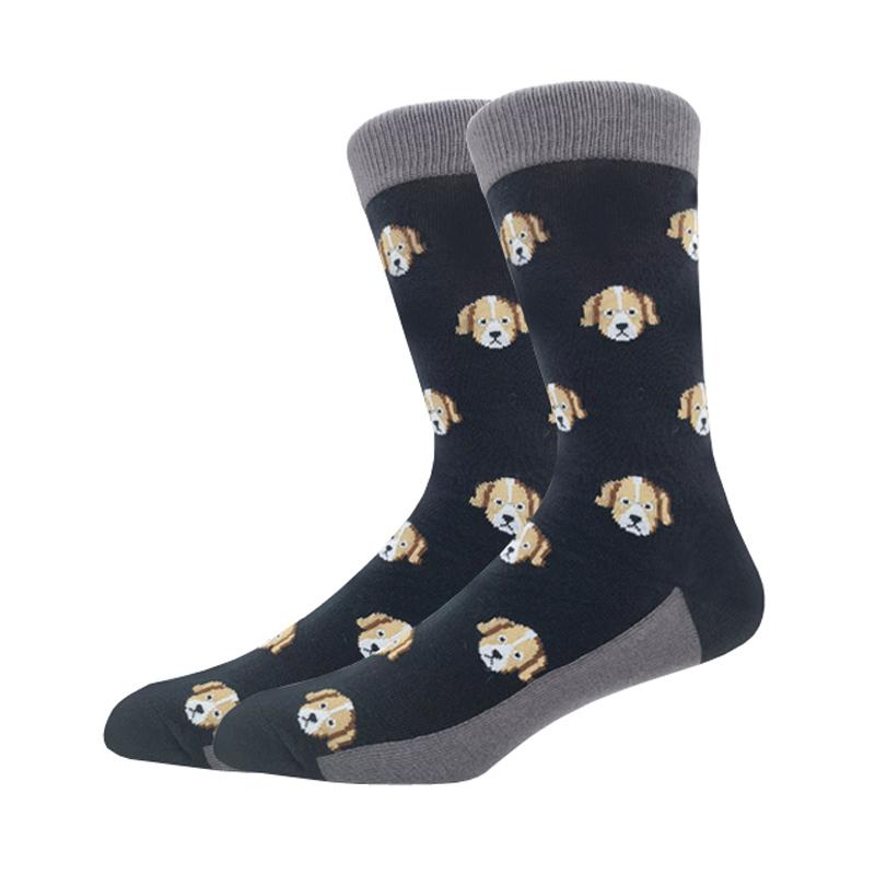 Мужская мода осень-зима носки для скейтборда Happy Creative пингвин дельфин акула коала носки новинка команда смешные мужские носки