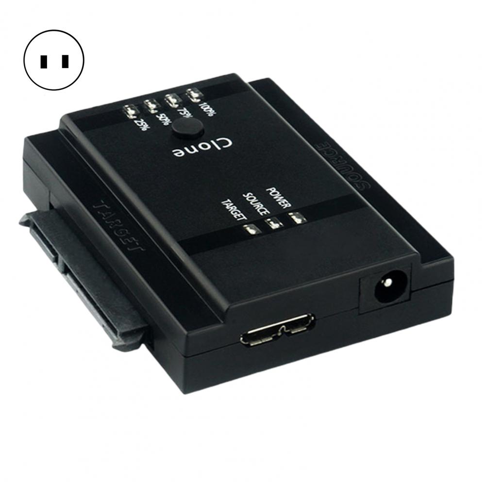 EU US Plug SATA To SATA Drive Reader 5Gbps High Speed IDE Hard Drive Reader for 2.5/3.5-inch HDD/SDD Converter