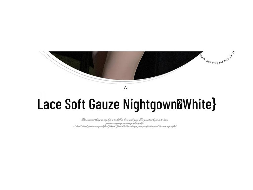 Manyan Sexy Lace Mesh Babydoll Nightgown Set, Style 1912