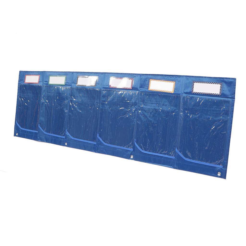 6 карманов Настенный органайзер с карманами для хранения для класса, демонстраций на уроках рисования, домашнего задания