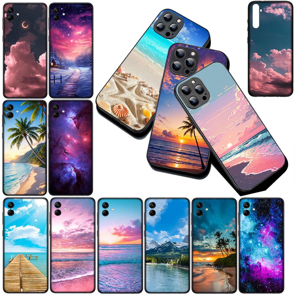 for Apple iPhone 17 16 14 15 Plus Pro Max 16E ProMax + 15Plus 15+ 16+ Casing Case Mountain Universe Galaxy Sea Beach Travel