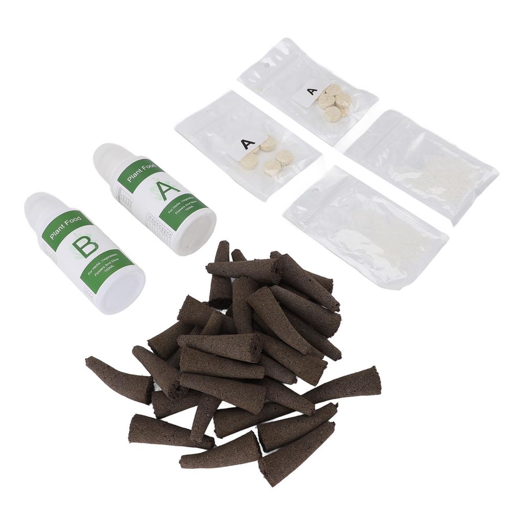 Комплект для выращивания растений в гидропонной системе, набор для выращивания всего, что угодно, с 50 губками для выращивания, гидропоника