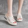 Sexy Open Toe Black Platform Shoes For Women Summer Outdoor Slippers Fashion Hollow Out Wedge Sandals Ladies Elegant Party Shoes