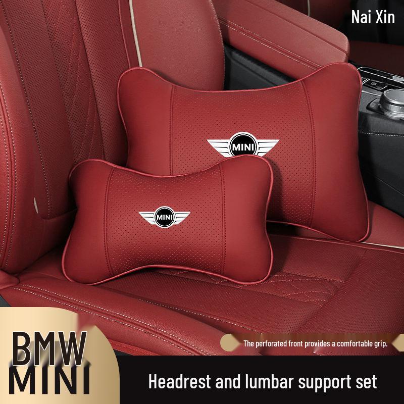 Поддержка поясницы и подушка для шеи на подголовник BMW Mini для Cooper F54 F55 F56 F60 - Декор салона