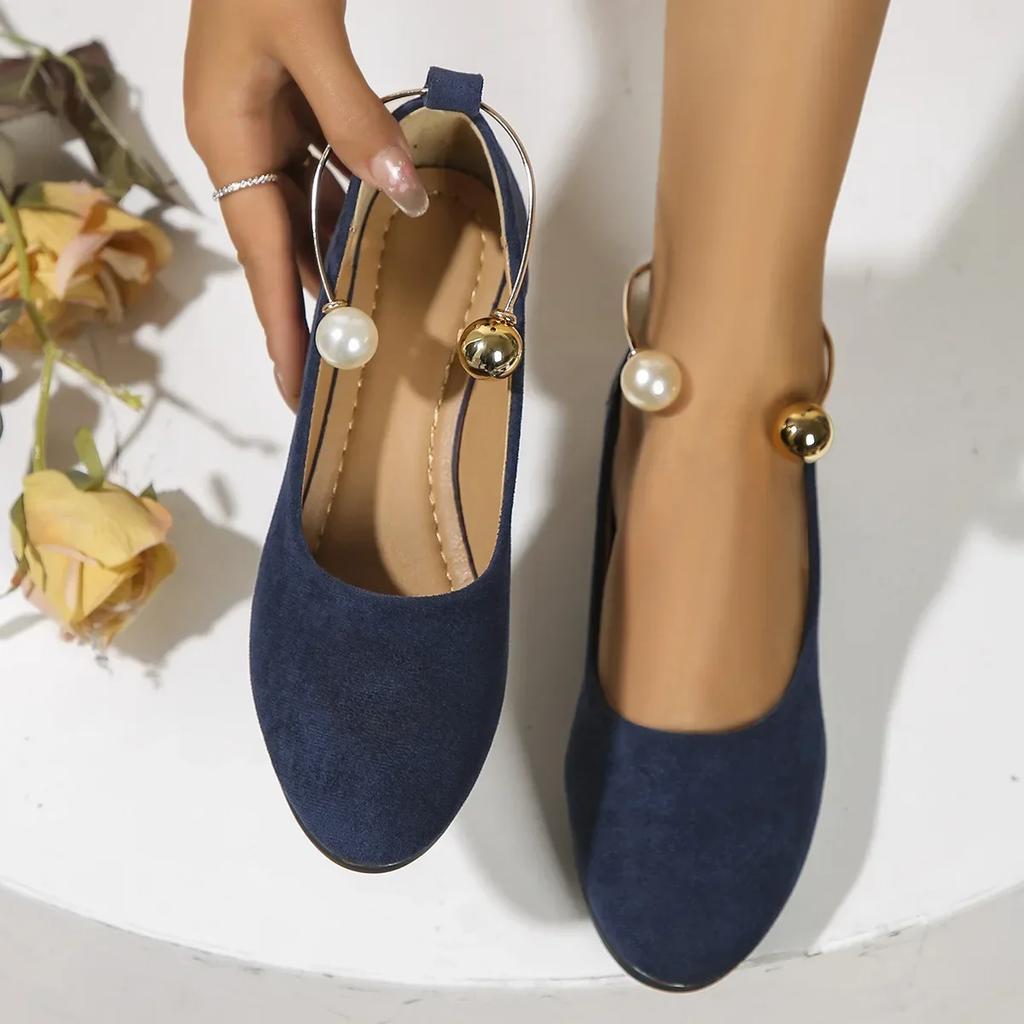 Summer Round Toe Comfortable Casual Bow Solid Color Retro Women's Shoes Shallow Mouth Breathable Light Wedge Platform Shoes