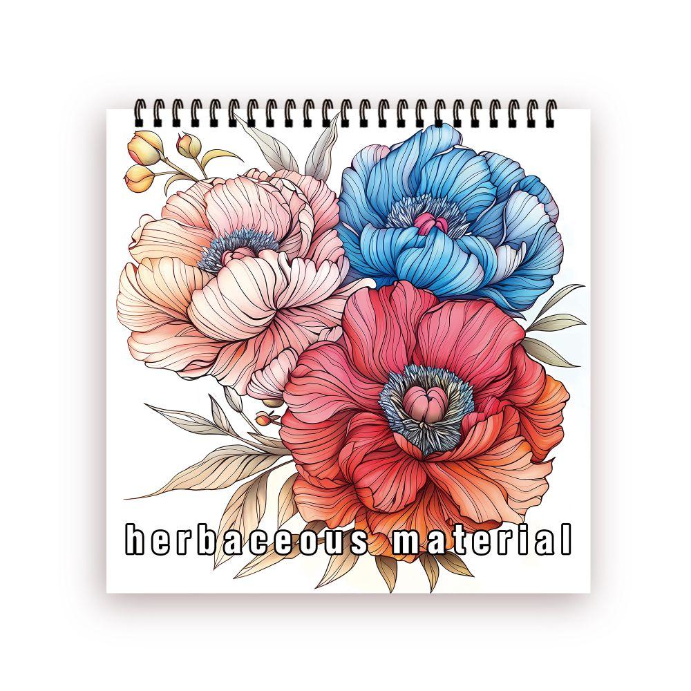 30 листов Книга-раскраска для взрослых на спирали, 8,3x 8,3 дюйма, плотная бумага 100 г/м², идеально для подарков к возвращению в школу, подарков на Хэллоуин