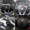 IQJD2 Car Steering Wheel Stickers Motorcycle Body Hub Decorative Sticker For BMW M Power Performance For BMW 50th Auto Car Accessory