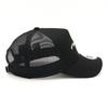 New Era 9FORTY A-Frame Trucker Mesh Cap ONSPOTZ Exclusive Handwritten Metal Logo Snapback Baseball Cap Men Women UV Protection Black Free Size