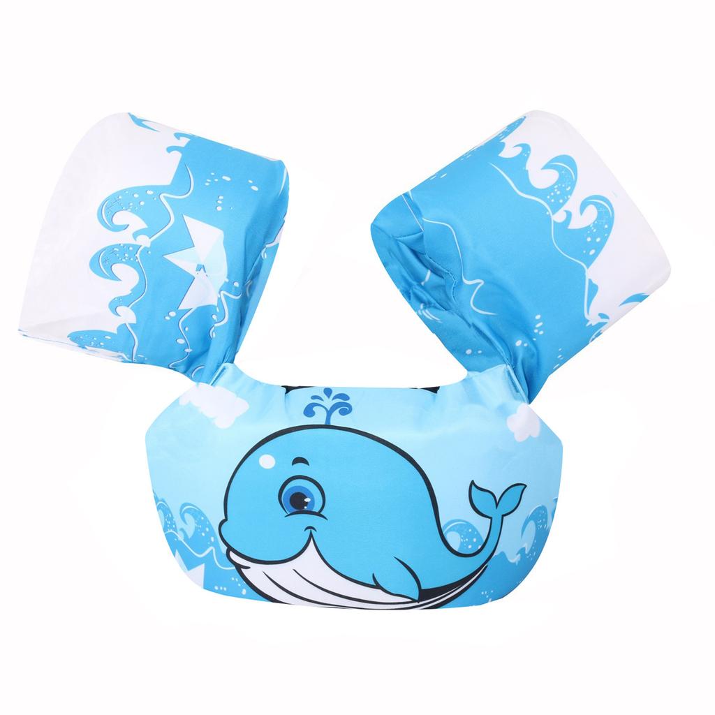 Cartoon Kids Swim Vest Child Swimming Jackets Toddlers Floatie Swim Trainer Jackets for Child Learn Swiming Training