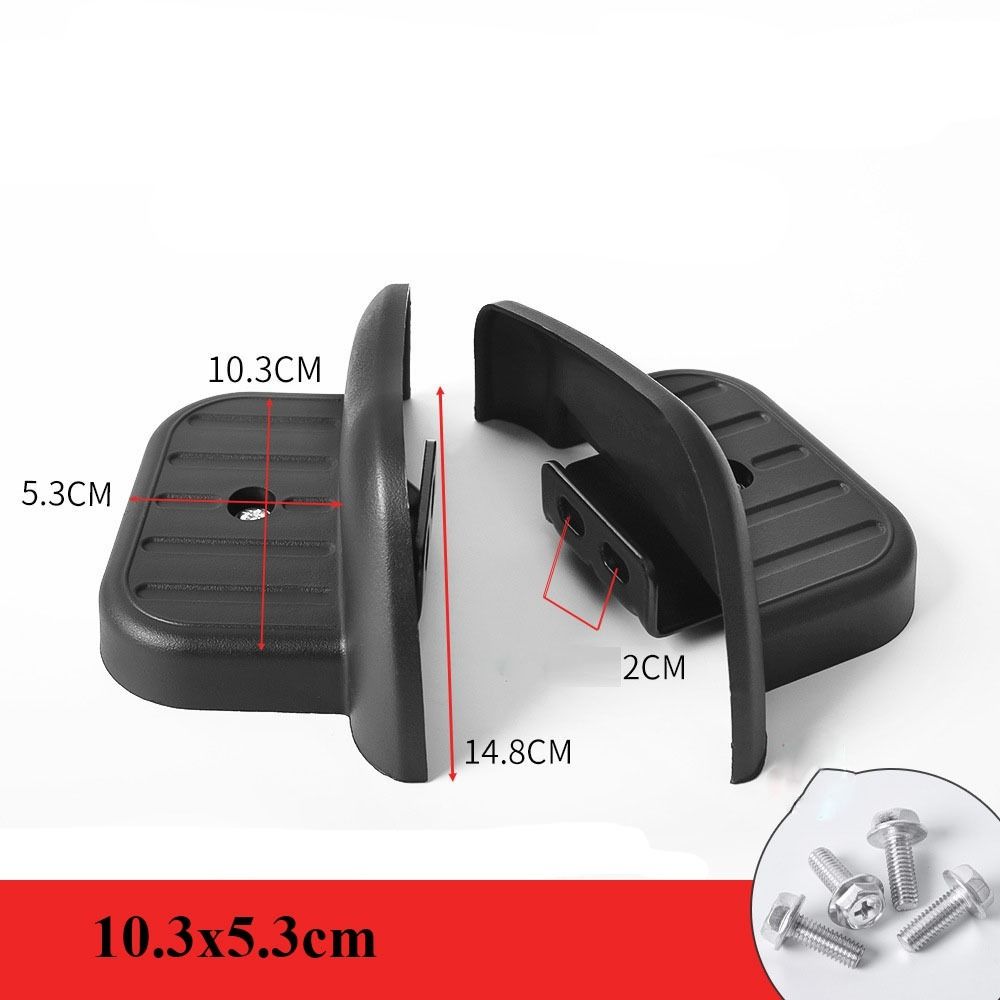 1 пара 3 стилей задних педалей для велосипеда, черные чехлы для педалей мотоцикла, детали для электровелосипеда