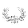 1pcs Glass DIY Craft Chains Sparkling Flower shape Statement Rhinestone Chain  For Women