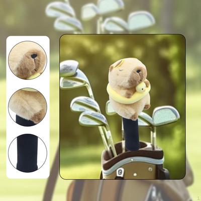 Чехол для гольф-клюшки Fairway Wood, плюшевый чехол для головы, капибара, подарок для гольфиста, милое животное, смешной