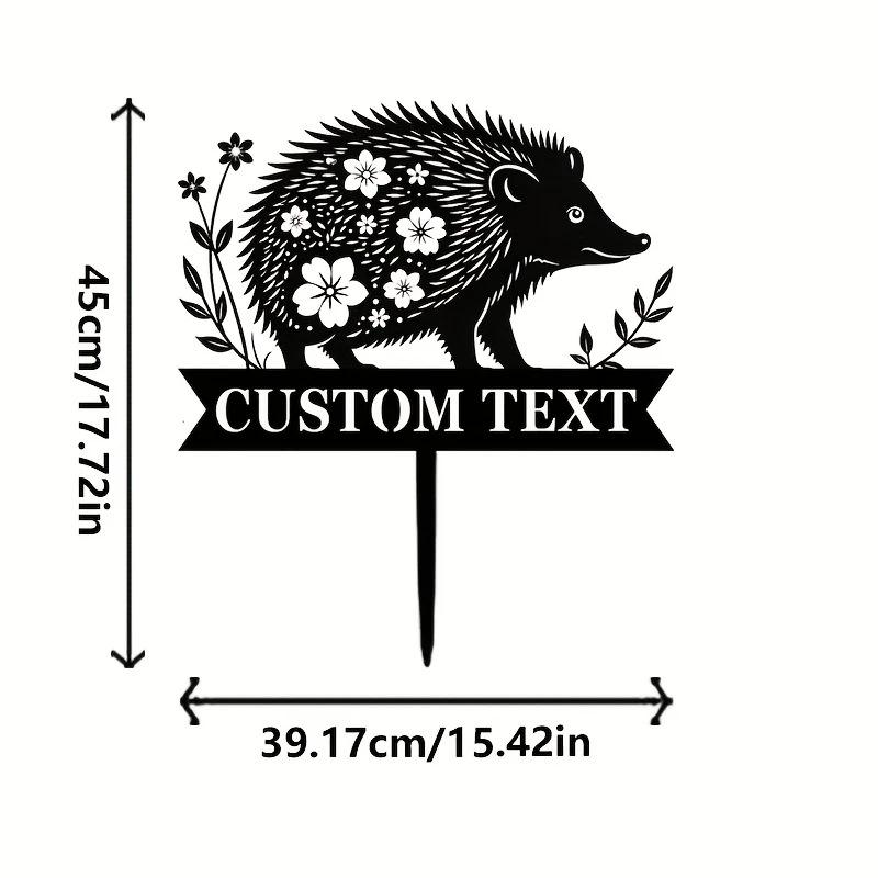 Знак-вставка в землю Металлический Крест для Садовой Декорации
