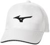 Гольф Runbird Tour Свободный размер [Mizuno] Кепка, Логотип, Характеристики, Хлопок, Шляпа, E2MW2A07, Мужская, Белый/Черный,