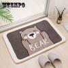 Напольный коврик с милым домашним животным, домашний коврик для приветствия, впитывающий коврик для ванной комнаты, дверь туалета, нескользящий коврик, ковер для спальни, дверной коврик, коврик для ног, моющиеся детские коврики