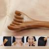 Body Meridian Massage Comb Sandalwood Deer Antlers Wide Tooth Acupuncture Help Blood Circulation Anti-static  Smooth Hair