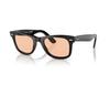 Sunglasses Reiban WAYFARER RB2140F 52 Sizes Frame Color Black Lens Color Pink Stylish Driving Outdoor Made In Italy Genuine Type Glasses Wipe