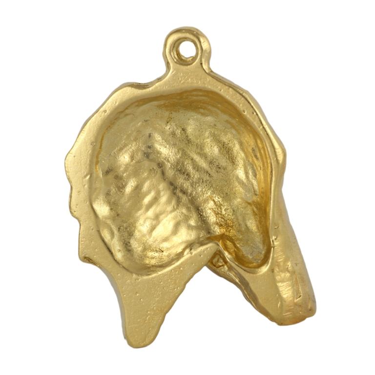 Azawakh, Tuareg Sloughi II – Gilded key ring with dog in gift box, handbag decoration | Art-Dog