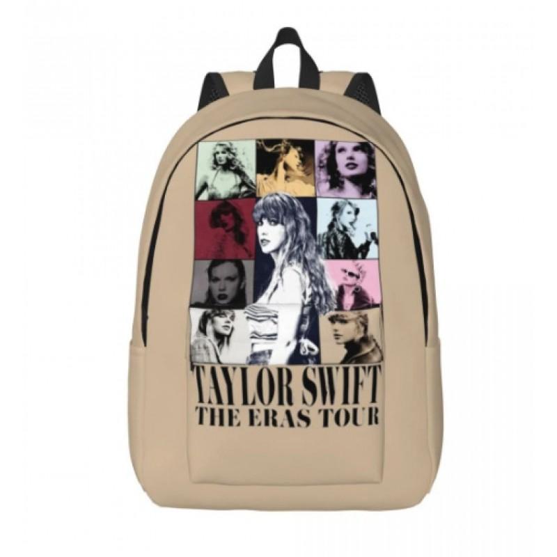 Taylor Swift Themed Kids School Backpack Set Elementary Students Oxford Fabric Breathable Lightweight With Padded Straps