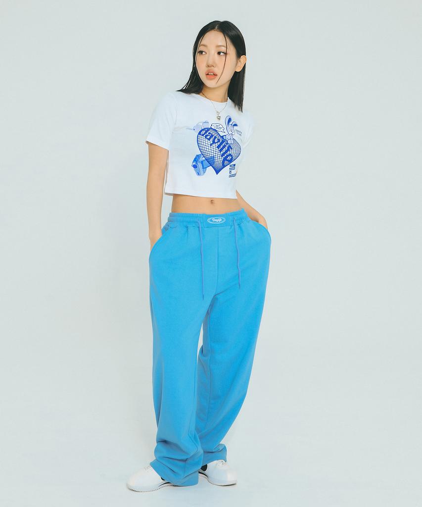 DAYLIFE Logo String Pants (Blue)