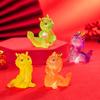 Small Transparent Resin Dragon Ornaments Chinese Zodiac Auspicious Dragons  Children