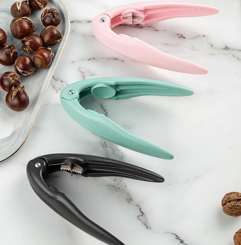 Нержавеющая машина для резки каштанов, орехокол, инструмент для открывания орехов, резак для грецких орехов, шелушитель, многофункциональный нож для шелушения каштанов, сталь