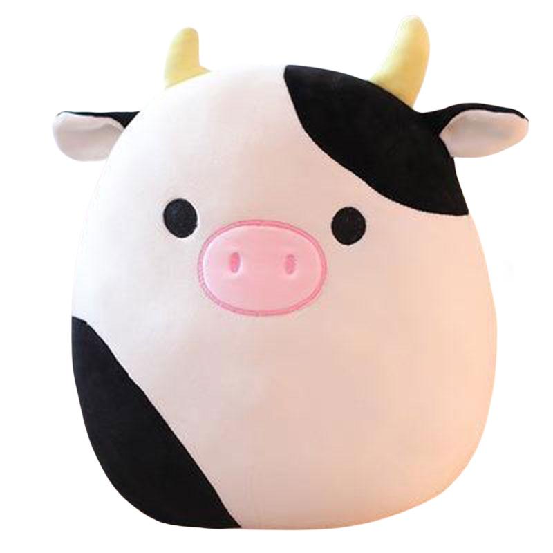 Soft Plush Unicorn And Cow Pillow Cushion Cartoon Animal Stuffed Toy For Girls 35cm