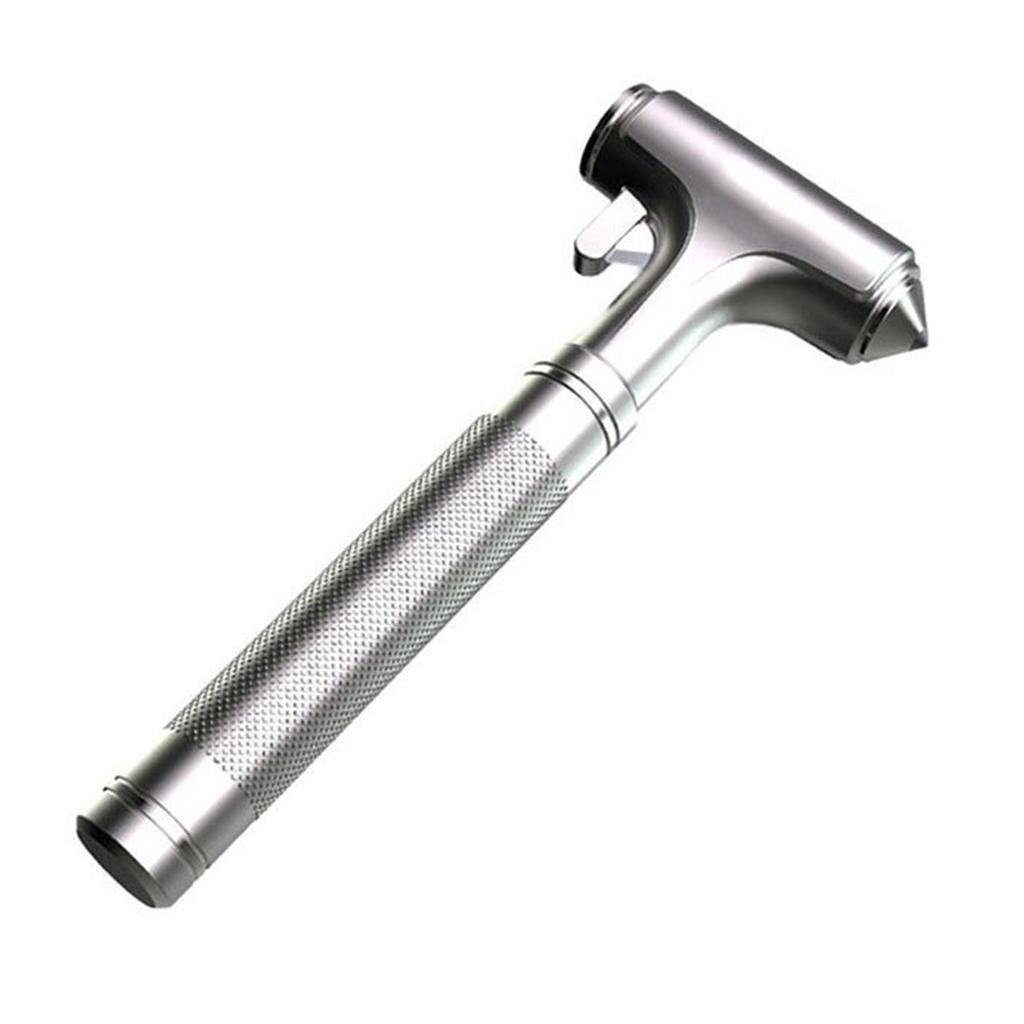 Автомобильный молоток безопасности с резаком для ремня безопасности, автомобильный алюминиевый сплав, оконный стеклобой для автомобиля, аварийный инструмент для эвакуации