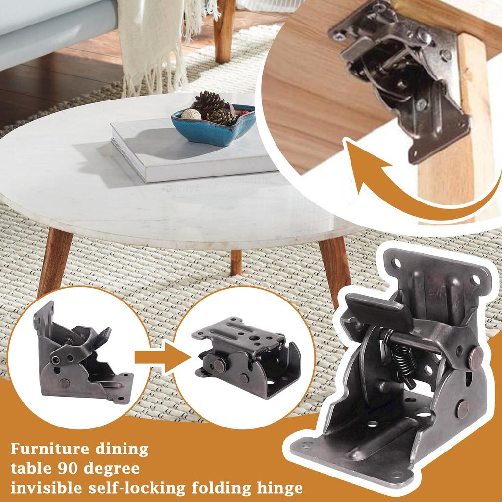 Обеденный стол Соединительная ножка Складная петля Мебель Обеденный стол Складной кронштейн 90 градусов