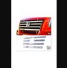 Для Volkswagen Vw Crafter хромированная передняя решетка 5 шт.. 2006–2012 гг., нержавеющая сталь, хромированный дизайн