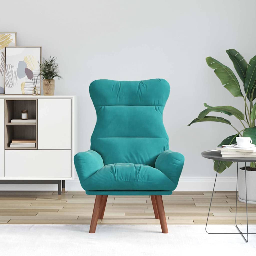 Armchair Turquoise 69 x 74 x 93 cm Velvet