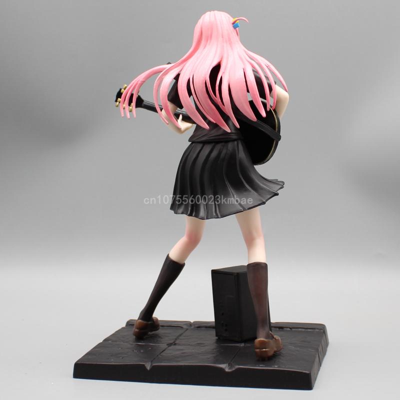 Gotoh Hitori Figure The Rock Guitar Hero 23cm PVC Action Figures Cool Girl Model GK Statue Collection Desktop Decoration Gift
