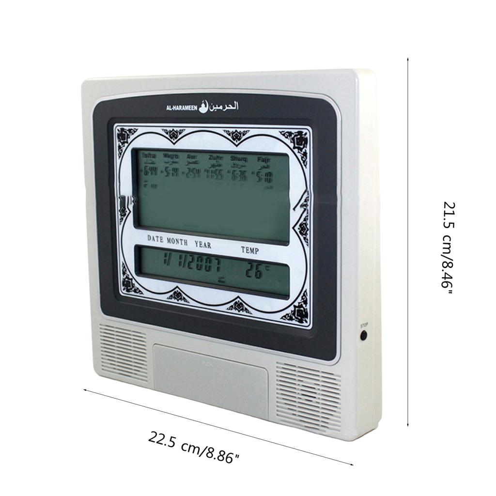 Декоративные Азан Часы Календари Мусульманская Молитва Настольный Будильник Цифровой Напоминатель Декоративные Автоматические Цифровые Будильники