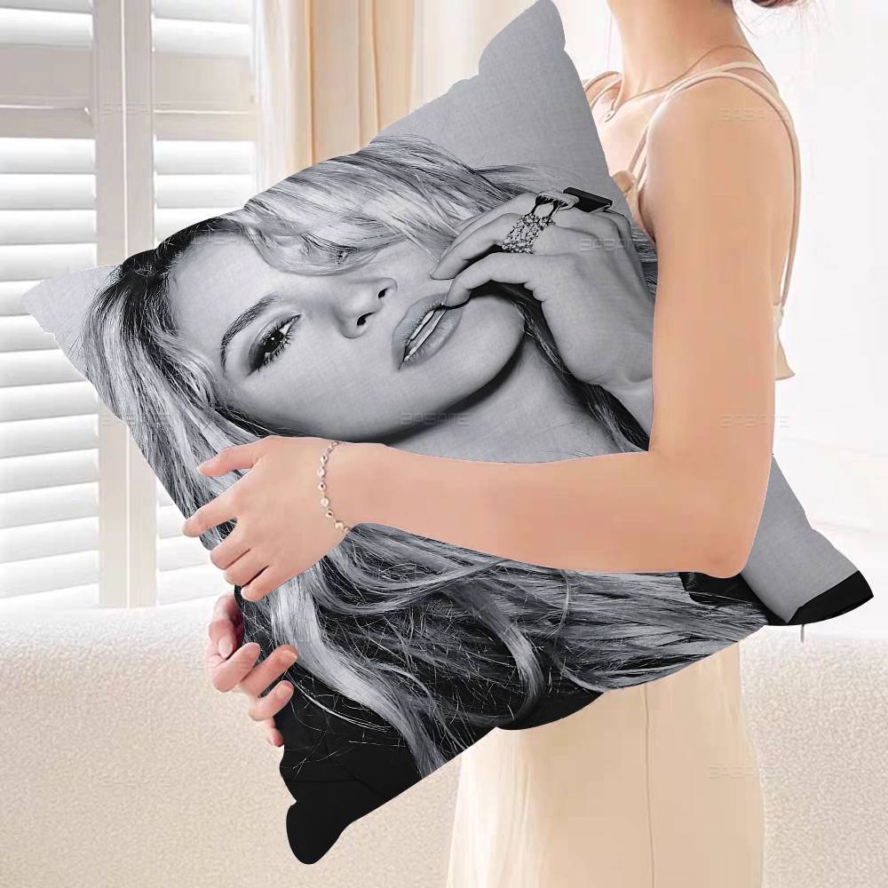 Singer S-Shakira Pillow Covers Cartoon Sofa Decorative Home Double-Sided Printing Short Plush Cute Cushion Cover