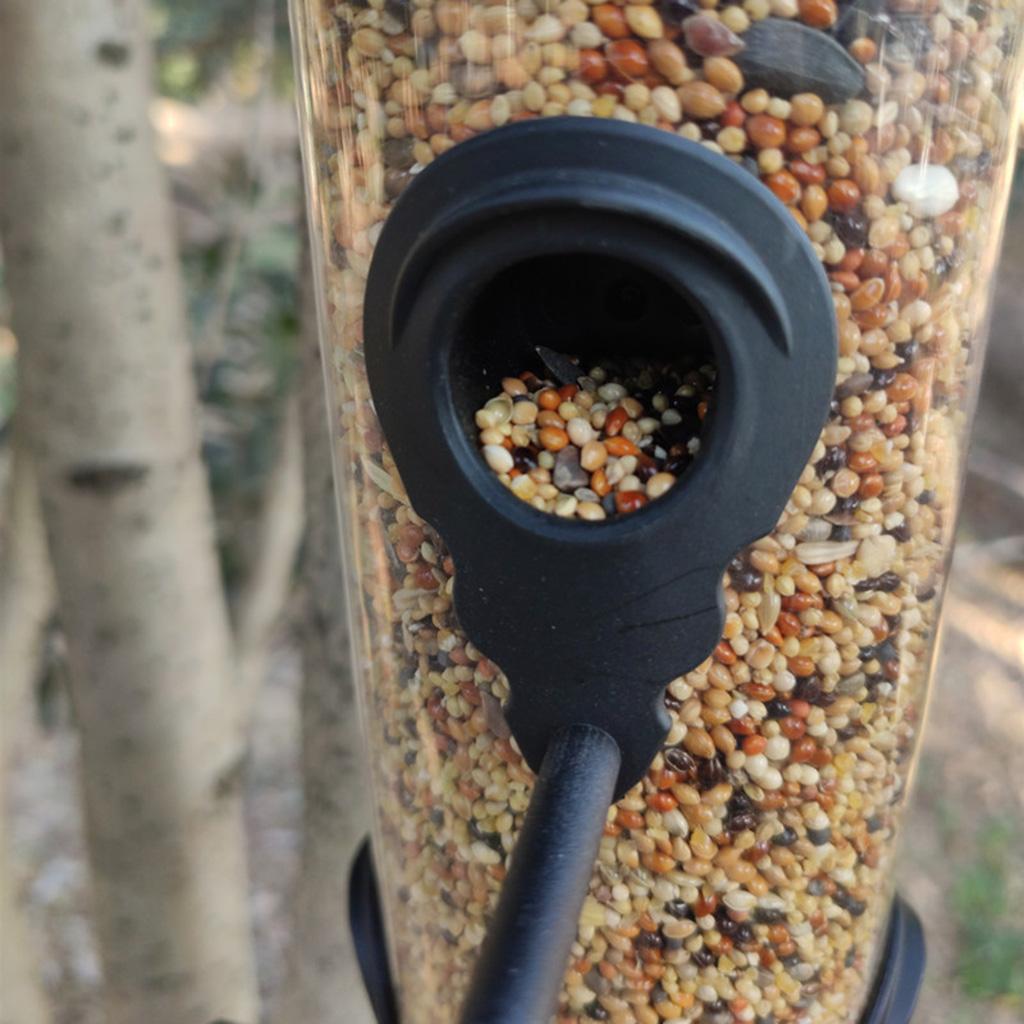 Hanging Wild Bird Seed Feeder Bird Food Dispender Feeding Tool Outdoor Garden Yard Outside Decor