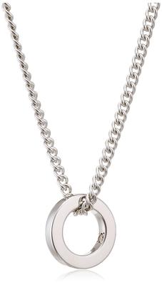 Серебряное ожерелье с камнем апреля 112214321904 4℃HOMME+